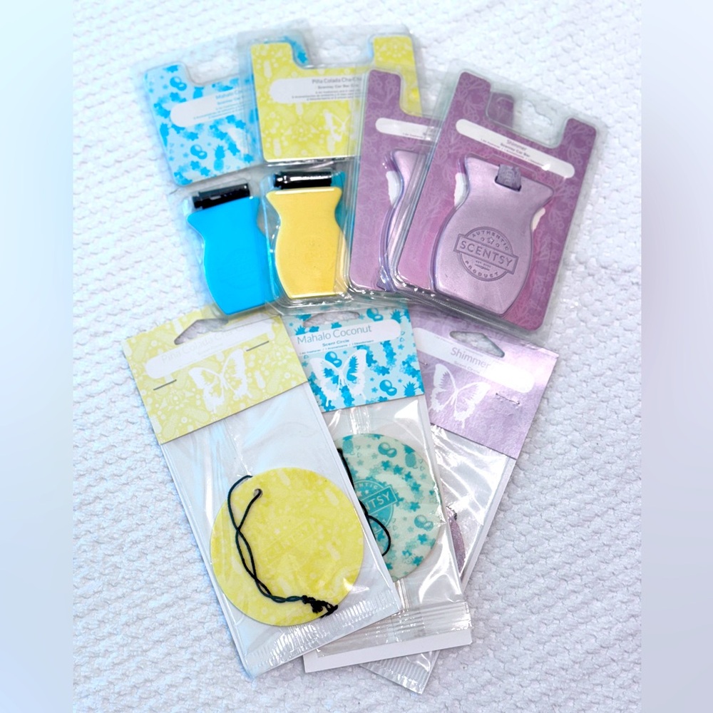 Scentsy car bars and scent circles